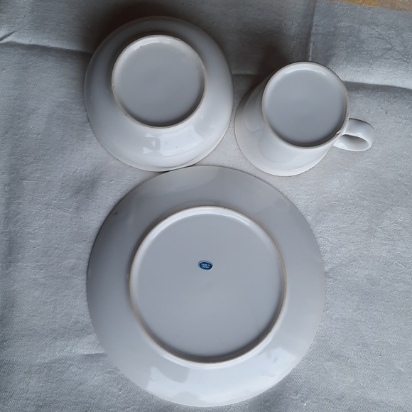 Vintage| Tiny Tykes 3 Piece Dinner Set| Teddy Bear - Picture 3 of 5